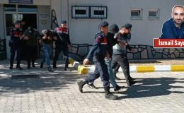 Çakarlı araçlarla insan kaçakçılığı yapmışlar