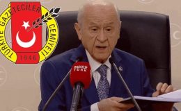 Gazeteciler Cemiyeti’nden Bahçeli’ye Sinan Ateş tepkisi