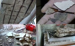 İstanbul’daki evler alarm veriyor: Bir binanın tavanı çökünce deniz kabukları görüldü