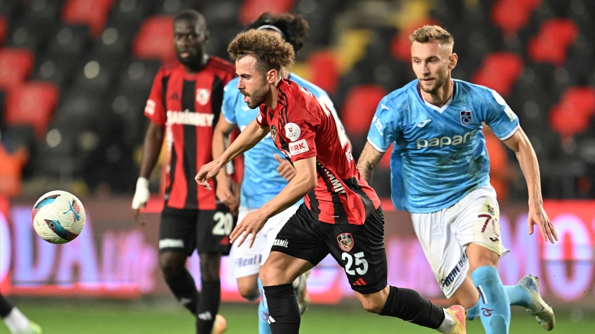 Trabzonspor, Gaziantep’ten 1 puanla geri döndü