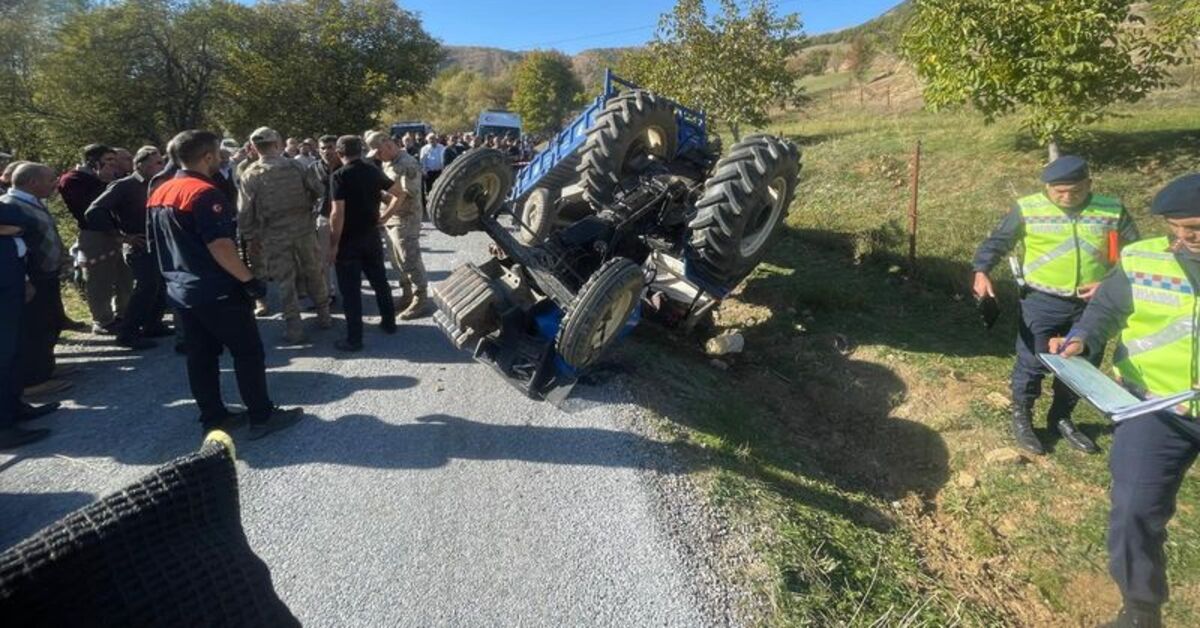 Bitlis’te traktör devrildi: 1 ölü