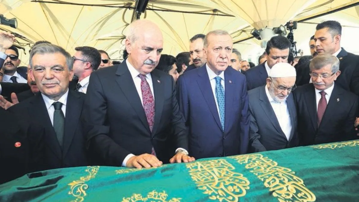 Milli Görüş çınarı Recai Kutan’a veda