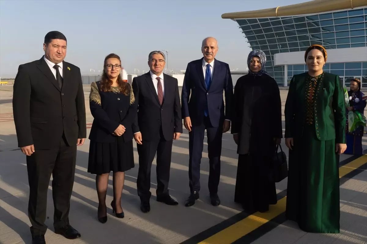 TBMM Başkanı Kurtulmuş Türkmenistan’da