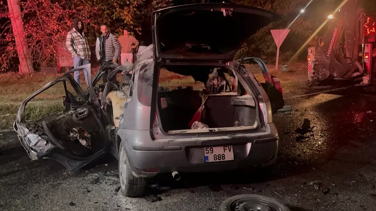 Tekirdağ’da Kaza: 5 Ölü, 1 Yaralı
