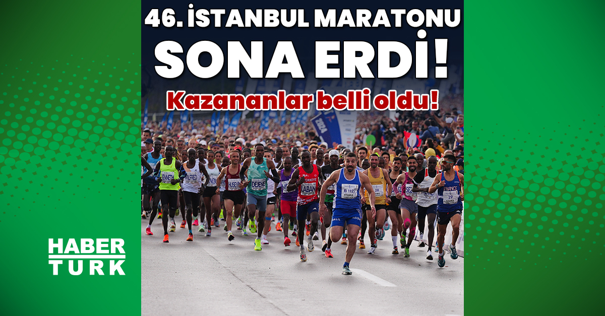 46. İstanbul Maratonu sona erdi! İşte kazananlar…